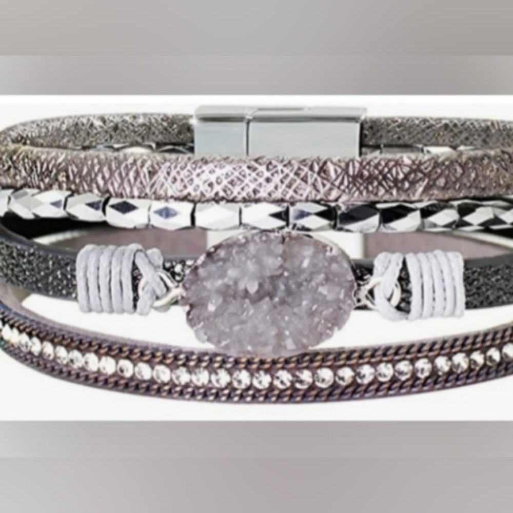 LightOnIt Wrap Bracelet Boho with box  *I have two on my closet* NWB